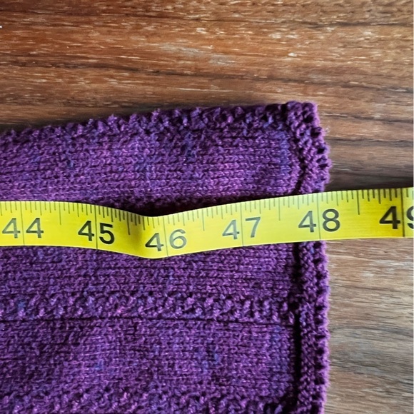 Pamela Love Size S Sweater Shift Dress Maroon Ribbed Mock Neck Long Sleeves - Picture 14 of 14